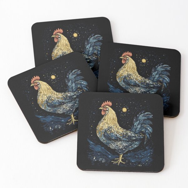 Item preview, Starry Night Inspired Chicken Gifts Funny Chicken designed and sold by KsuAnn.