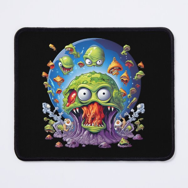 Item preview, Colorful Alien Invasion in Cartoon Style designed and sold by 24hSpaceMadness.