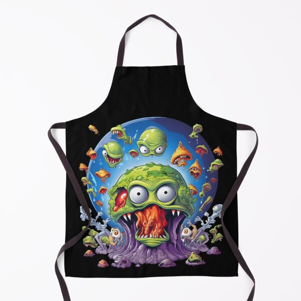 Item preview, Colorful Alien Invasion in Cartoon Style designed and sold by 24hSpaceMadness.