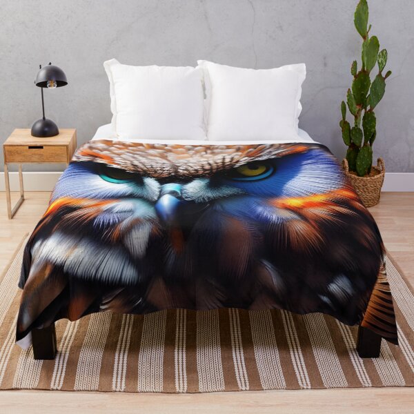 Item preview, Brown Owl Close Up, Ai Generated Art designed and sold by ACC .