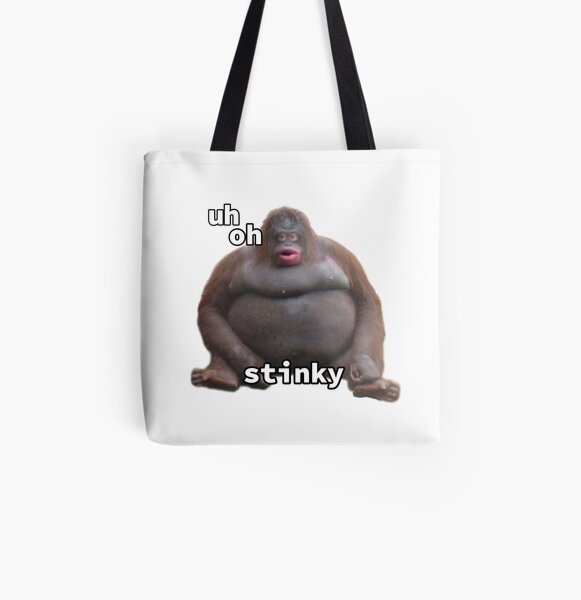 uh oh stinky poopy monkey meme Throw Pillow for Sale by cyberstyle