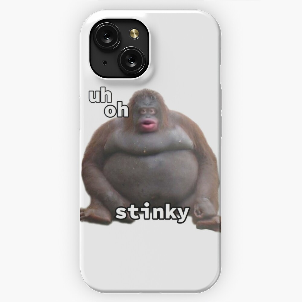 Uh Oh Stinky Poop Meme Funny Monkey Notebook: by Lo, Monkey