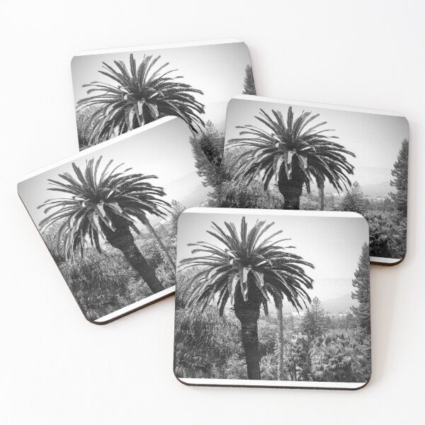 Item preview, Fuzzy Greyscale Palm Trees designed and sold by chriztography0.