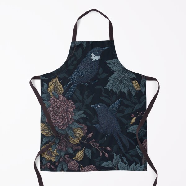 Item preview, Elegant Fusion of Flowers and Black Birds - Seamless Pattern Collection designed and sold by cocomikozza.