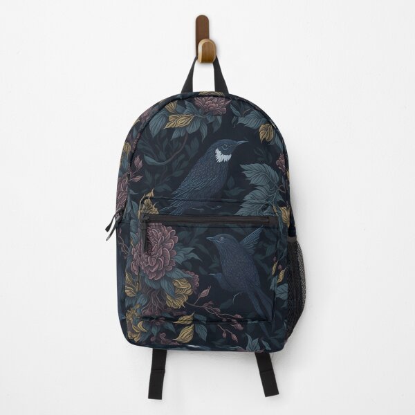 Item preview, Elegant Fusion of Flowers and Black Birds - Seamless Pattern Collection designed and sold by cocomikozza.