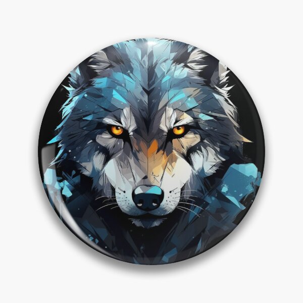 Item preview, Blue wolf designed and sold by BackInTimeMerch.