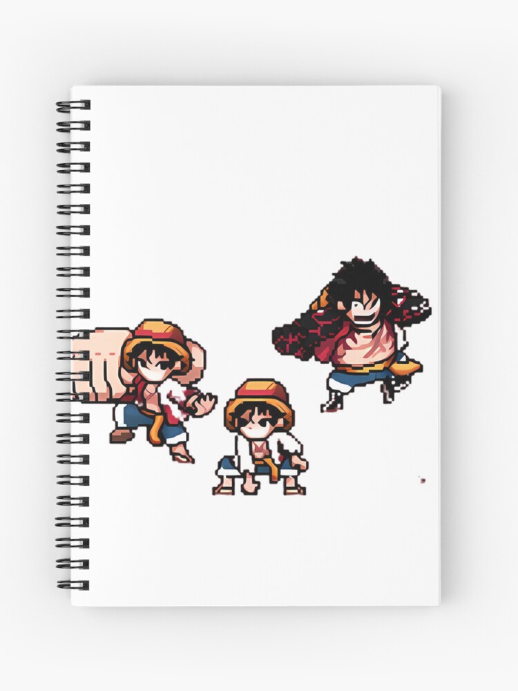 Luffy Gear 5 Anime One Piece Art Spiral Notebook