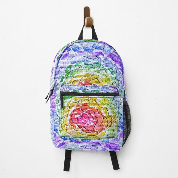Item preview, Rainbow Flower Abstract Watercolor  designed and sold by EtegamiJourney.