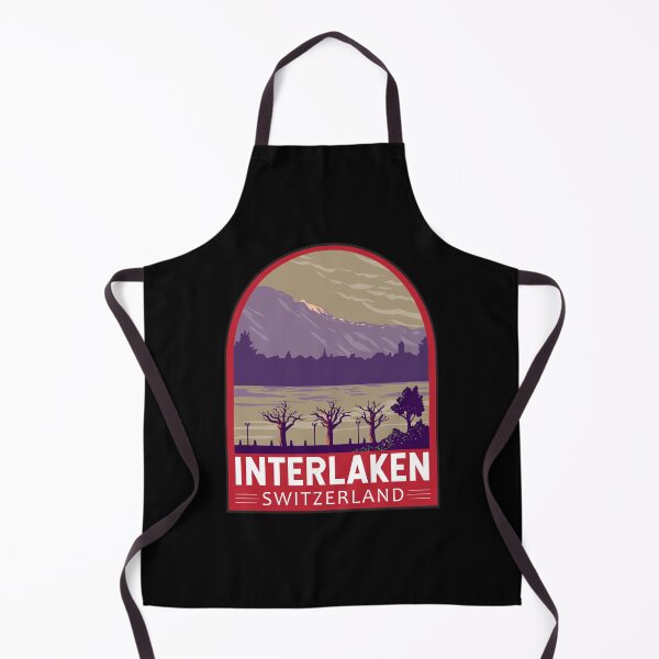 Item preview, Interlaken Switzerland Travel Art Emblem designed and sold by KrisSidDesigns.