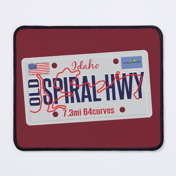 Item preview, Old Spiral Highway Idaho USA T-Shirt Sticker 01 designed and sold by OuterShellUK.