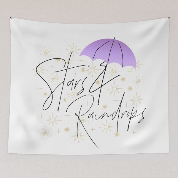 Item preview, Stars and Raindrops designed and sold by Bubbleberries.