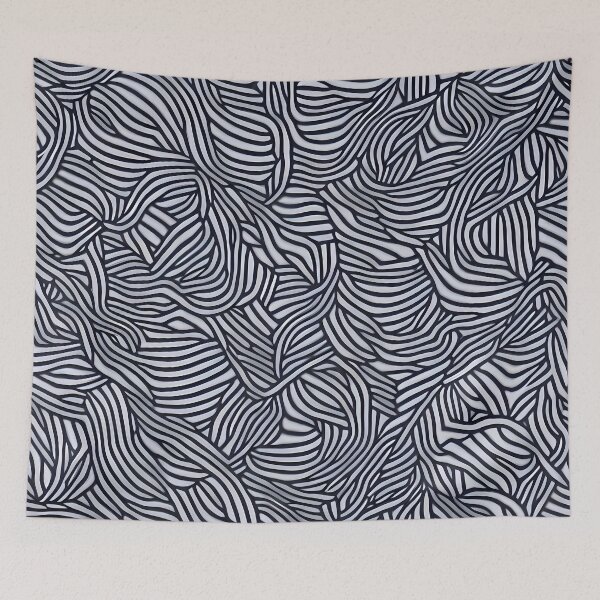 Item preview, Playful Black and White Doodle Art - Versatile Designs and Whimsical Motifs designed and sold by cocomikozza.