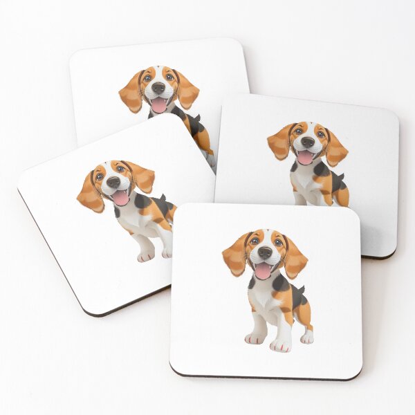 Item preview, Cute beagle dog puppy beagles mom dad vintage cartoon designed and sold by w1ckerman.