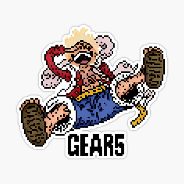 One Piece Pixel-art Stickers by Kaminari7x on DeviantArt