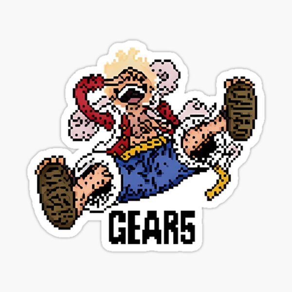 I made a minecraft pixel art of Luffy's Gear 5 : r/OnePiece