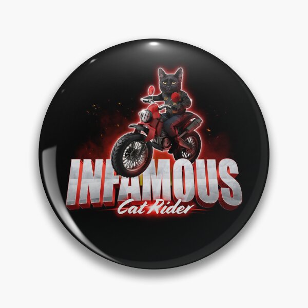 Item preview, Infamous Cat Rider designed and sold by monothatthat.