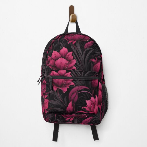 Item preview, Gothic inspired black and dusky pink floral design designed and sold by Nosy is Everything.
