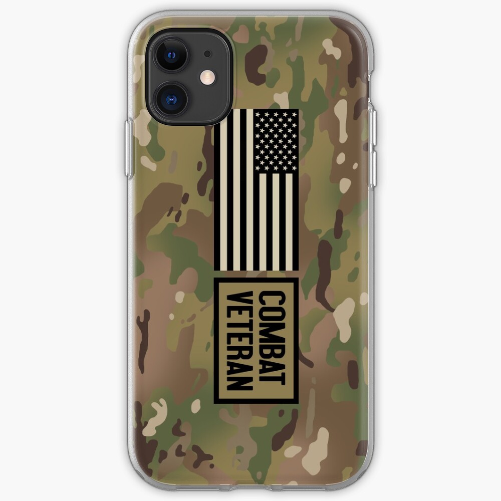 "Military Combat Veteran" iPhone Case & Cover by MilitaryCandA Redbubble