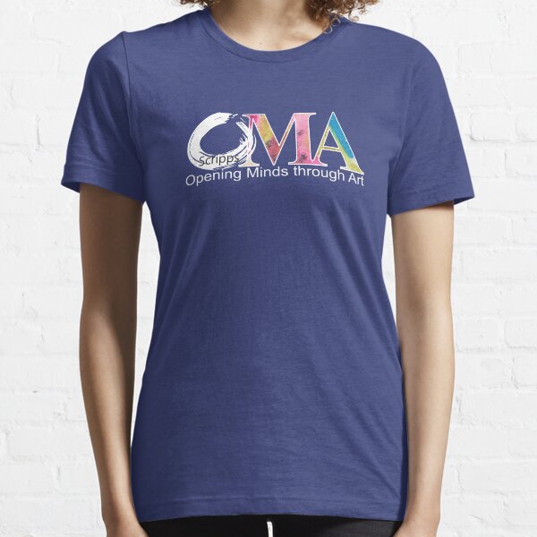 Blue OMA Logo Essential T-Shirt