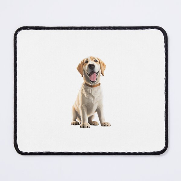 Item preview, Smiling golden labrador retriever lab puppy dog cartoon designed and sold by w1ckerman.