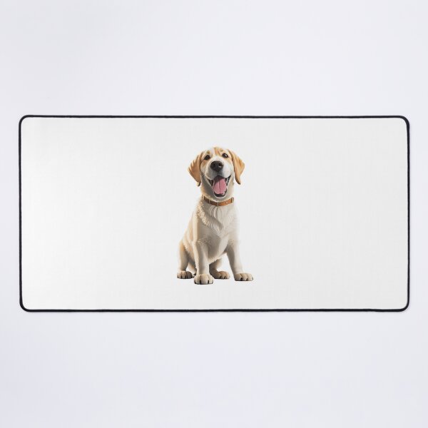 Item preview, Smiling golden labrador retriever lab puppy dog cartoon designed and sold by w1ckerman.