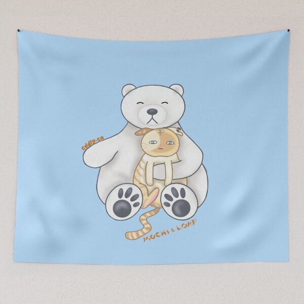 Item preview, Mochi Bear & Loaf Cat! designed and sold by cddlydotco.