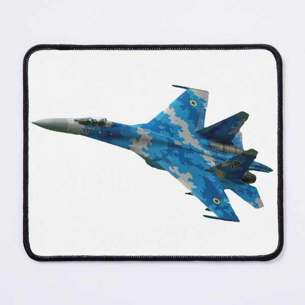 Item preview, Sukhoi Su 27 Flanker Fighter Jet turning left Russian Air Force designed and sold by AfterburnerOne.