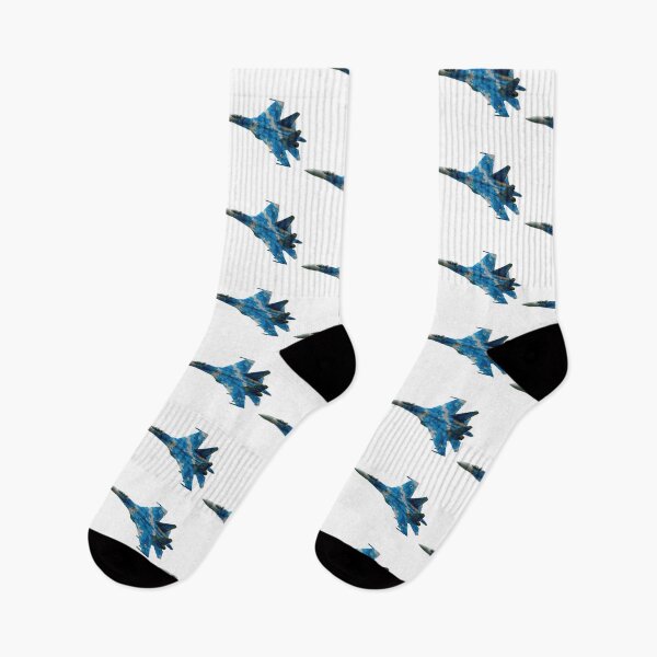 Item preview, Sukhoi Su 27 Flanker Fighter Jet turning left Russian Air Force designed and sold by AfterburnerOne.