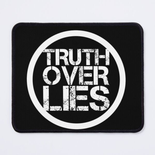 Item preview, Truth Over Lies Christian Faith Design designed and sold by CrossAndCrown.
