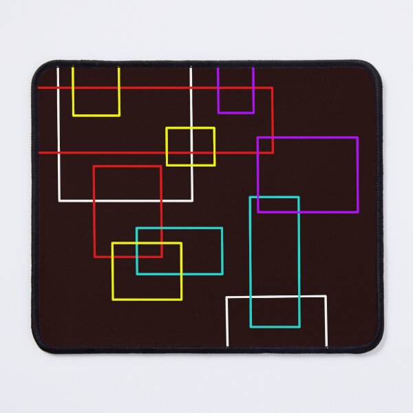 Item preview, Geometric lines in the form of phosphorescent squares designed and sold by Shadyshoo.