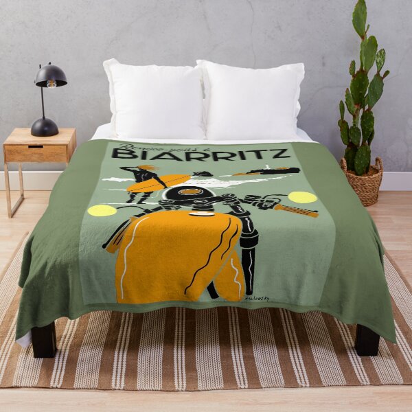 Item preview, BIARRITZ ; Vintage Travel Advertising Print designed and sold by vgpjxkskdp93.