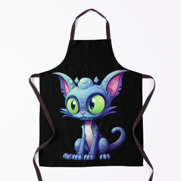Artikelvorschau, Cartoon-Alien-Katze entworfen und verkauft von 24hSpaceMadness.