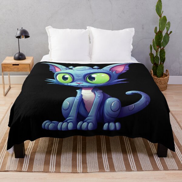 Item preview, Cartoon Alien Cat designed and sold by 24hSpaceMadness.