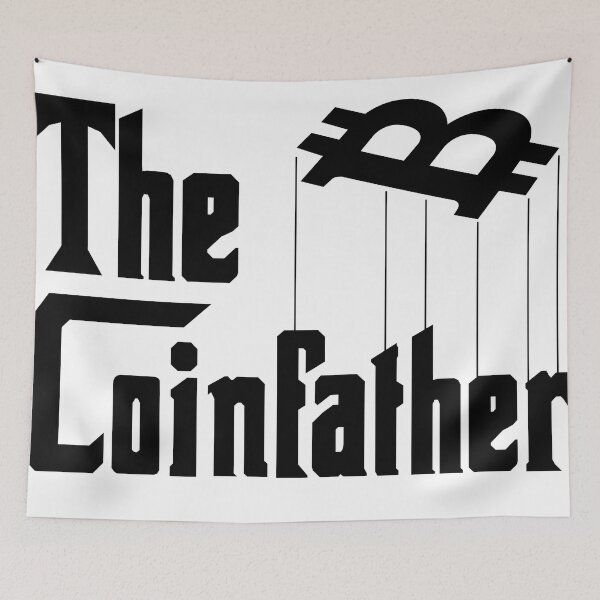 Item preview, The Coinfather - Inspired by The Godfather Bitcoin Crypto designed and sold by saifdesigns.