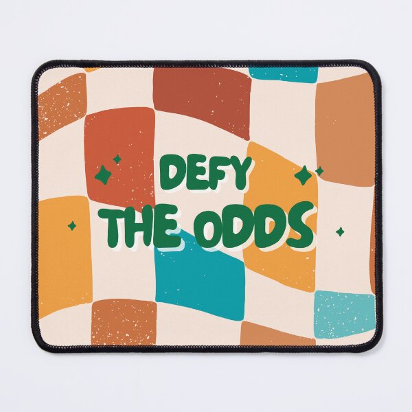 Item preview, Defy the Odds designed and sold by FLUFFandBEYOND.