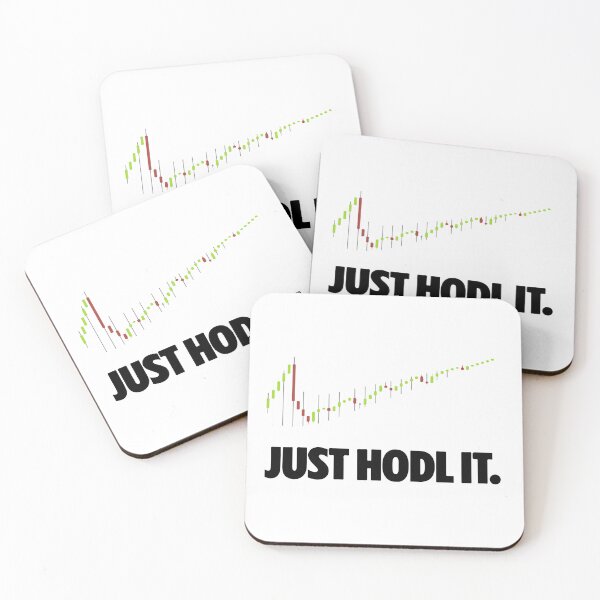 Item preview, Just Hodl It - Nikey Inspired Crypto Stocks  designed and sold by saifdesigns.