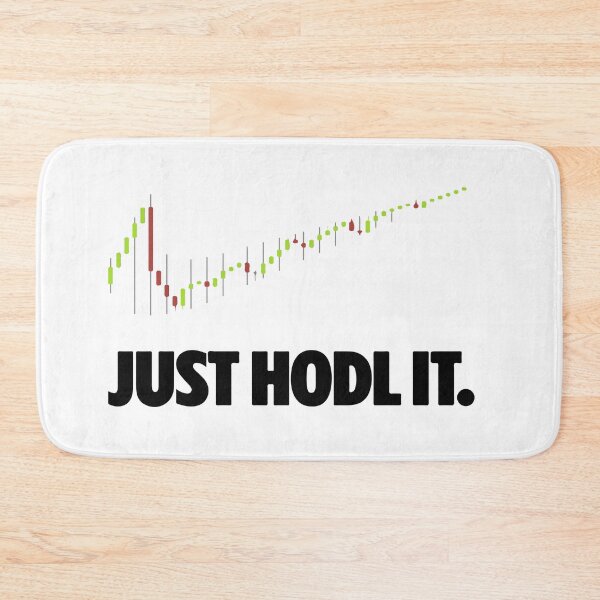 Item preview, Just Hodl It - Nikey Inspired Crypto Stocks  designed and sold by saifdesigns.