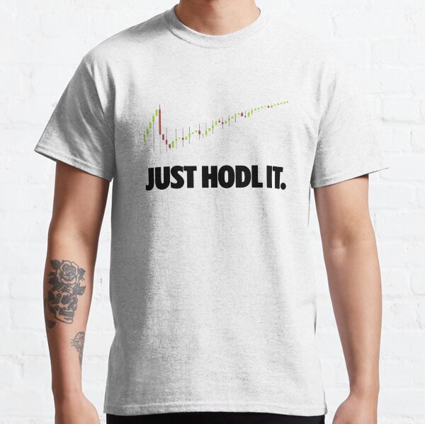 Item preview, Just Hodl It - Nikey Inspired Crypto Stocks  designed and sold by saifdesigns.