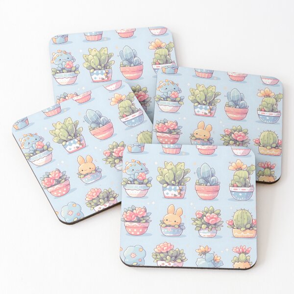 Item preview, Lovely Cactus Plants Delight Kawaii designed and sold by 18tokwa.