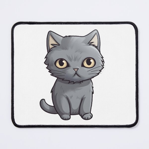 Item preview, Angry Cat Smug Sad Grey Cute Kitten designed and sold by Kubala Designs.
