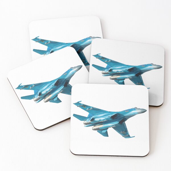 Item preview, Sukhoi Su 27 Flanker Fighter Jet turning left under side Russian Air Force designed and sold by AfterburnerOne.