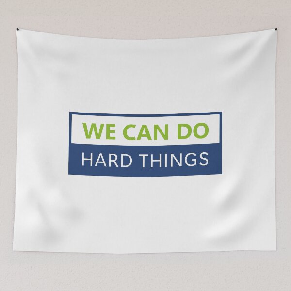 Item preview, We can do hard things, Inspirational quote, Family Theme Print, Back to School designed and sold by VELLTOdesign.
