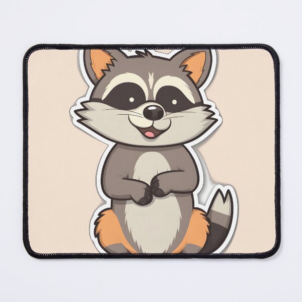 Item preview, Charming raccoon motif designed and sold by SoreStore.