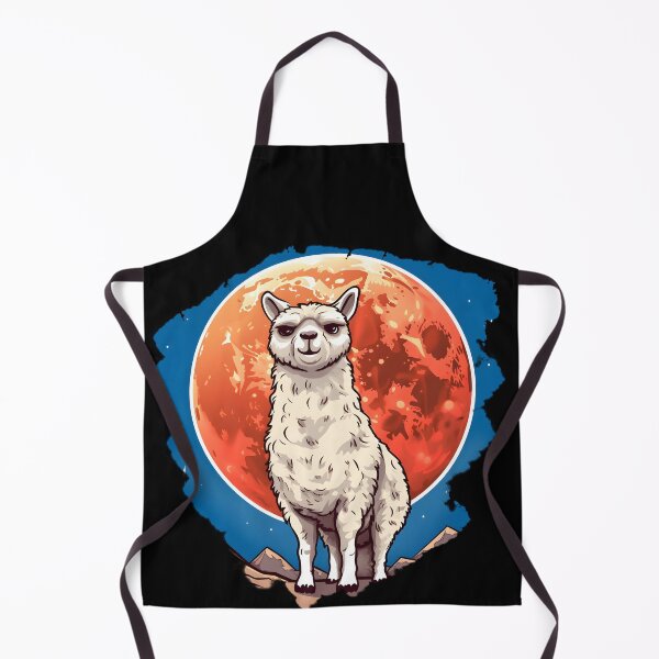 Item preview, Cartoon Alpaca on the Moon designed and sold by 24hSpaceMadness.