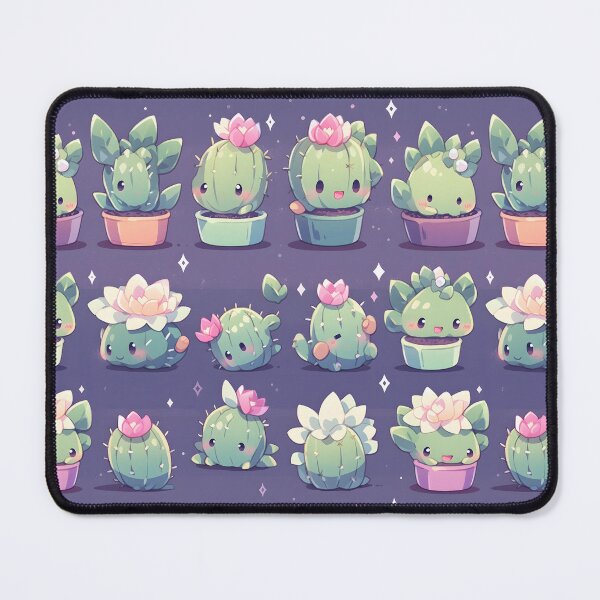Artikelvorschau, Kawaii Pretty Cactusses Desert Plants entworfen und verkauft von 18tokwa.