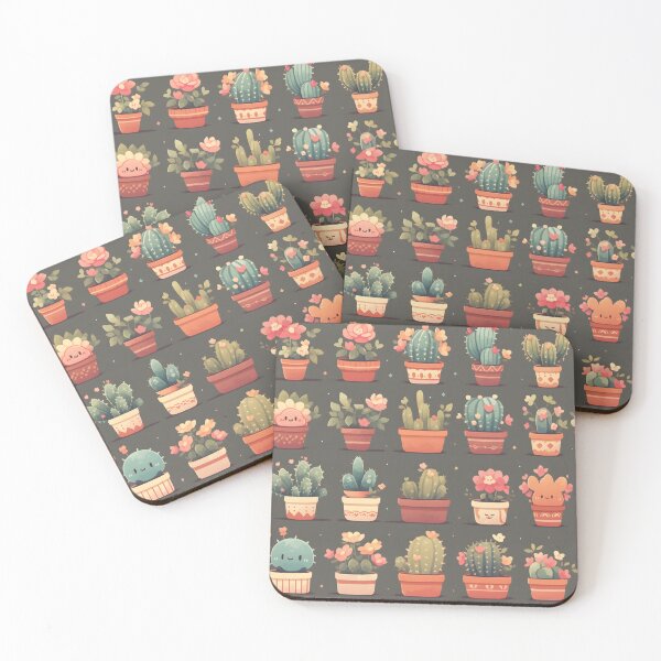 Item preview, Desert Cactus Kawaii Pretty Cactusses designed and sold by 18tokwa.
