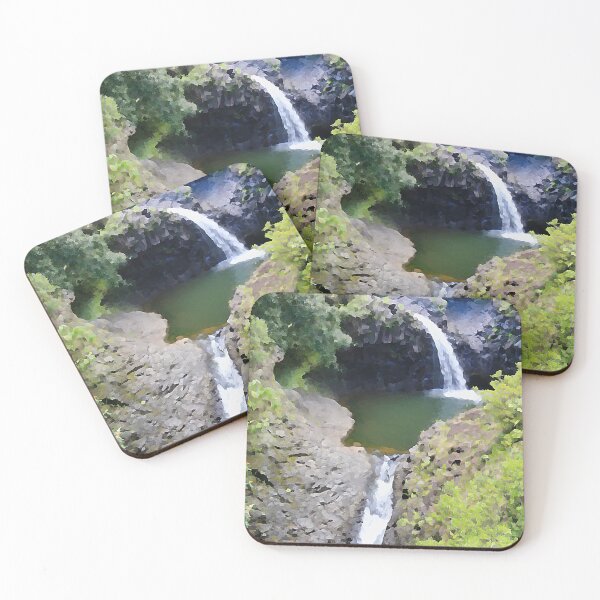 Item preview, Seven Sacred Pools - Maui Poster designed and sold by ryanstravels.