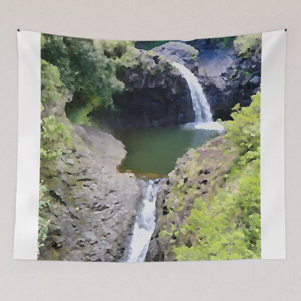 Item preview, Seven Sacred Pools - Maui Poster designed and sold by ryanstravels.