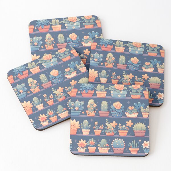 Item preview, Cute and Cuddly Cactus Kawaii Pretty Flower designed and sold by 18tokwa.
