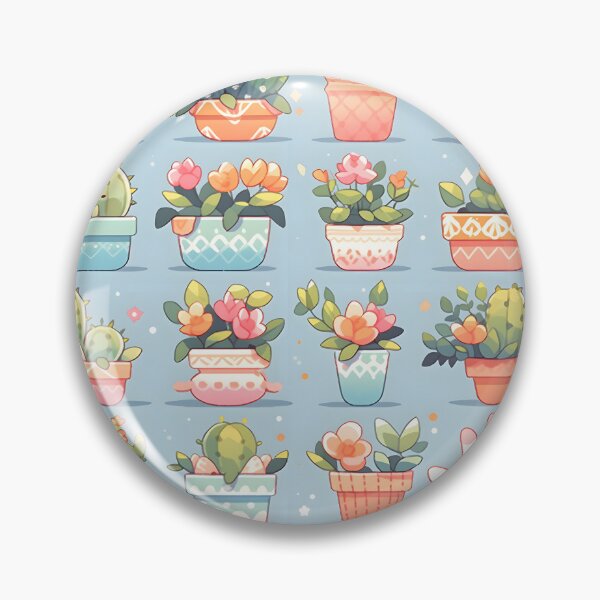 Item preview, Kawaii Pretty Cactusses Adorable Lovely Shibi designed and sold by 18tokwa.